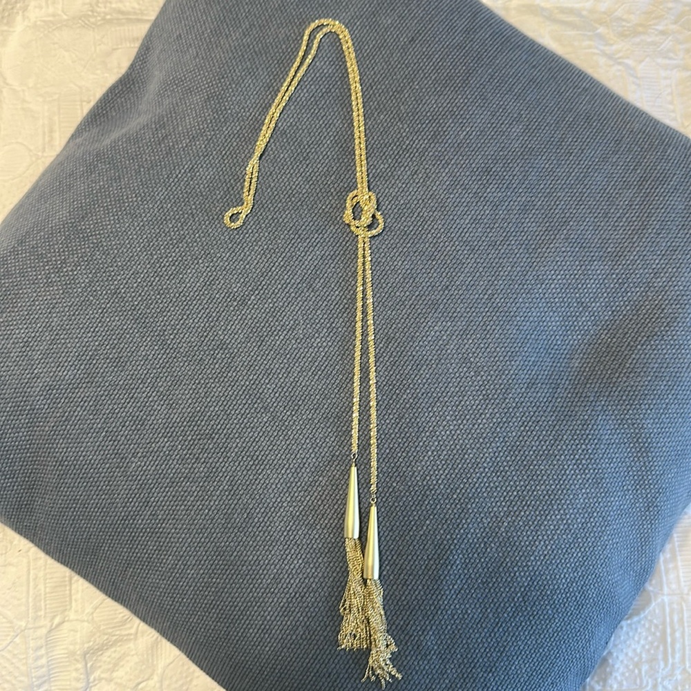 Kendra Scott Phara Lariat Necklace in Gold